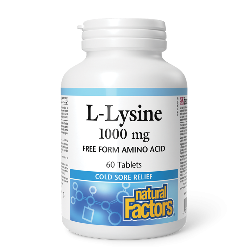 Херпес симплекс, костна система - Л-Лизин, 1000 mg x 60 таблетки - Image 2