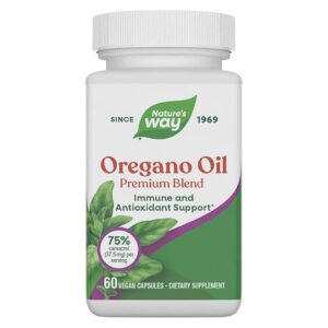 Риган масло - премиум екстракт, осигуряващ карвакрол - Силен имунитет и защита от инфекции, 60 капсули