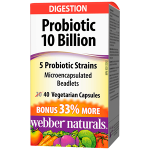Пробиотик 5 щама, 10 млрд. активни пробиотици х 40 капсули