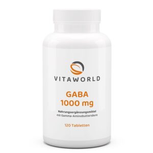 Стрес и безсъние - ГАБА (Гама-аминомаслена киселина), 1000 mg x 120 таблетки