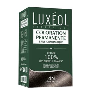 Трайна боя за коса без амоняк – Естествено кестеняво 4N, с масла и растителни екстракти, 1 опаковка