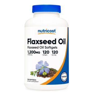 Ленено масло – За нормален холестерол и здрава кожа и коса, 1200 mg, 120 софтгел капсули