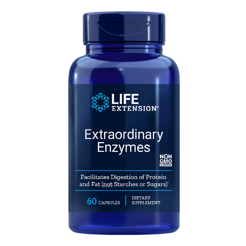 Храносмилателни ензими, 60 капсули