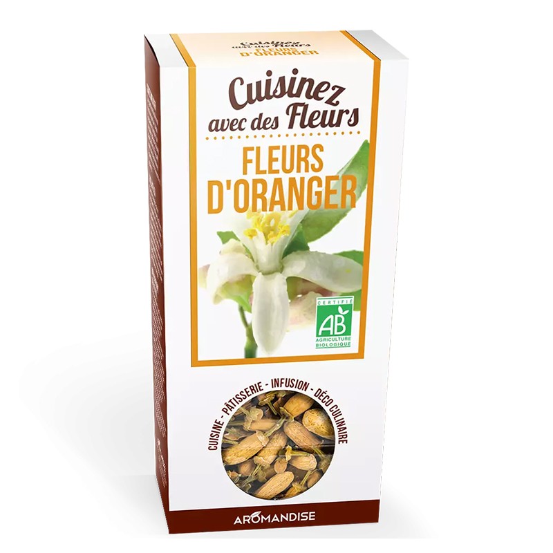 Портокалов цвят – за декорация на храна и коктейли, 30 g