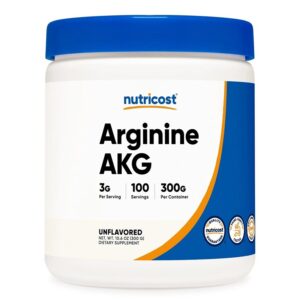 Енергия и мускулна маса - Аргинин AKG, 300 g прах