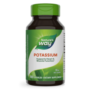 Калий - здраве за сърдечно-съдовата система и мускулите, 99 mg, 100 капсули