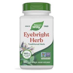 Очанка – Билка за здрави очи, 280 mg, 100 капсули