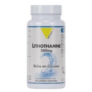 Литотамниум (червени водорасли, богати на калций) – За кости и зъби, 2160 mg, 120 веган капсули