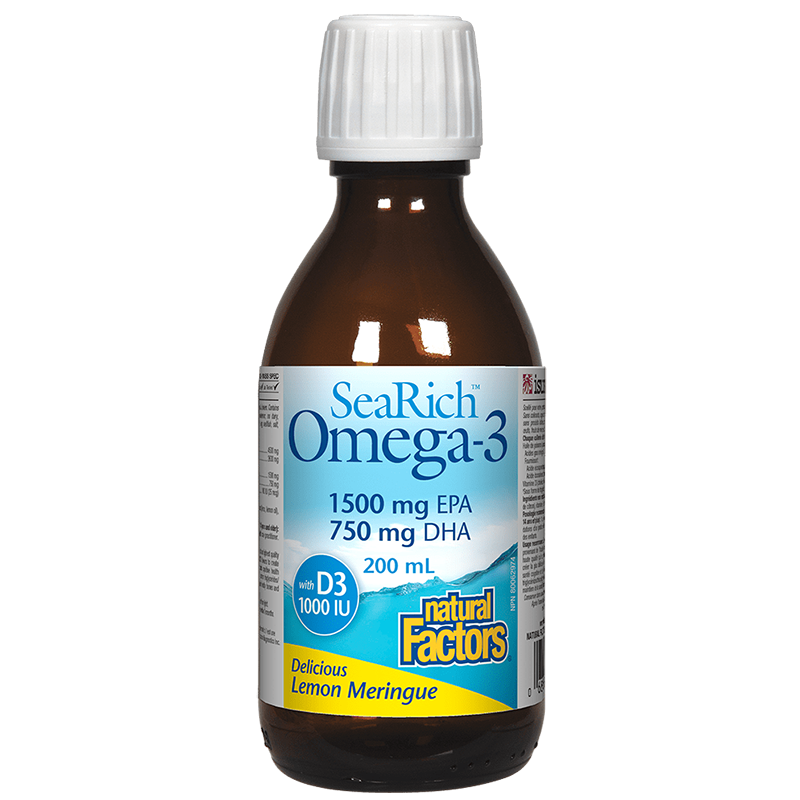 Мозъчна дейност, здрави кости и стави - Омега 3 и витамин D3 SeaRich, 200 ml - Image 2