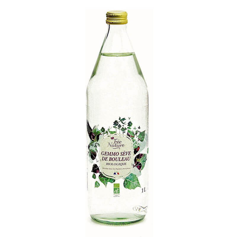 Био брезов сок от Пиренеите & сок от касис - Детоксикация, имунитет и сърдечно здраве, 1 литър