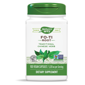 Фо-Ти - преждевременно побеляване и умора - Антиейджинг билка за красота и жизненост, 610 mg, 100 капсули