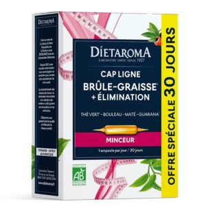 Изгаряне на мазнините + елиминиране на задържаните течности – С гуарана, мате и зелен чай, 30 ампули