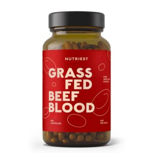 Желязо (от лиофилизирана кръв от пасищни телета) – При умора и дефицит на желязо, 180 капсули