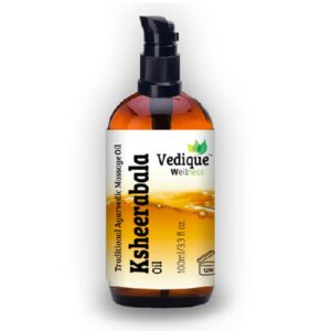 Масажно масло Кширабала (Ksheerabala) - подхранва мускулите, поддържа костите и ставите, 100 ml