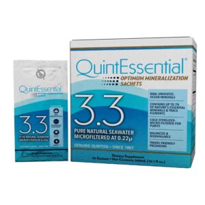 Хипертоничен разтвор за електролитен баланс и енергия - QuintEssential 3.3 Optimum Mineralization, 30 сашета х 10 ml