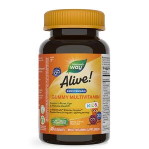 Алайв/Alive! Мултивитамини за деца – Имунна защита и жизненост, 40 желирани таблетки