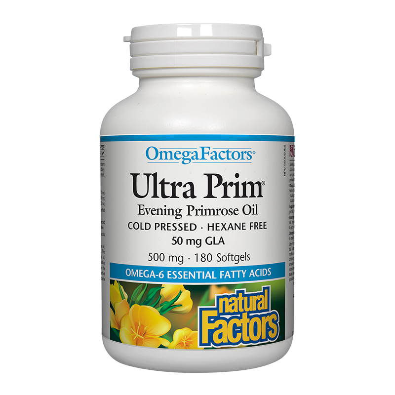 Вечерна иглика масло 50 mg GLA - Ultra Prim, 500 mg х 180 софтгел капсули - Image 2
