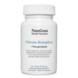Контрол на кръвната захар - Хром Комплекс (хром + лецитин), 120 капсули