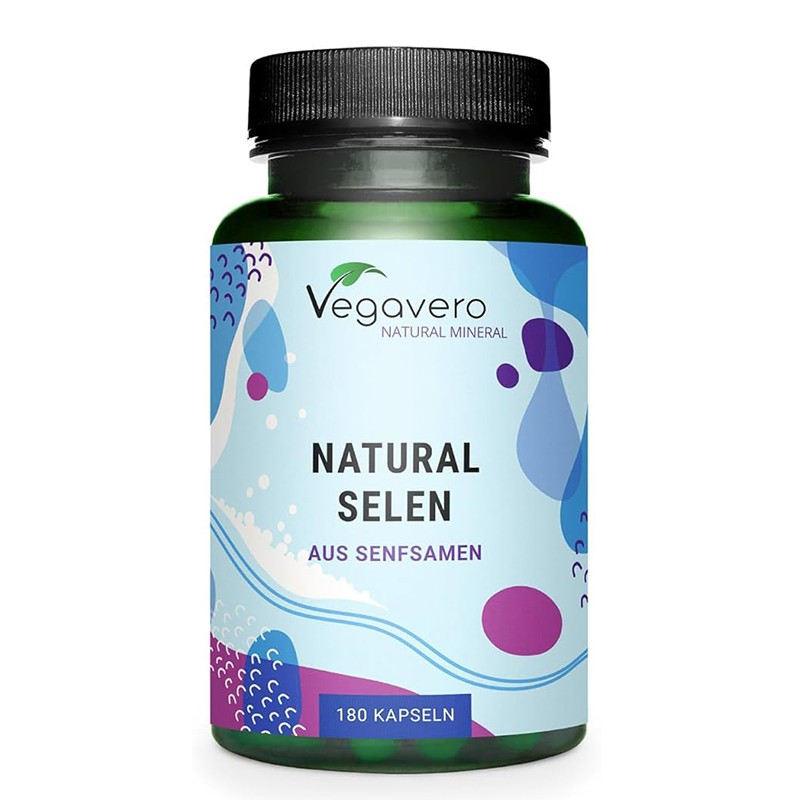 Селен (натурален, от семена на горчица) - За имунитет и антиоксидантна защита, 100 µg х 180 капсули
