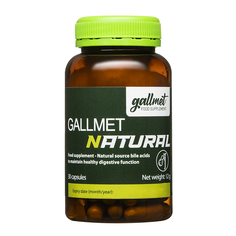 Храносмилане - Волска жлъчка (Ox Bile) 125 mg, 30 капсули