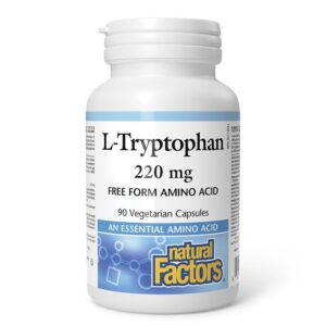 Л-Триптофан – Подпомага съня и доброто настроение, 220 mg, 90 капсули