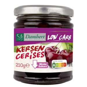 Конфитюр от череши с ниско съдържание на захари и въглехидрати, 210 g
