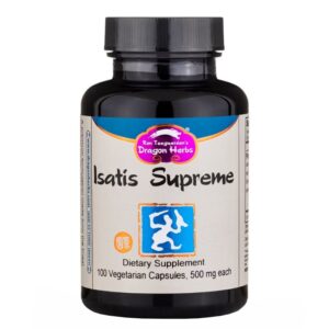 Срещу вирусни и бактериални инфекции - Билкова формула с исатис, 500 mg, 100 капсули