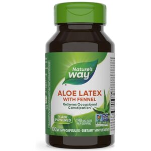 Алое с резене - При нарушено храносмилане и запек, 100 капсули