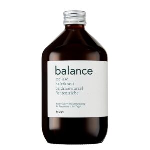 Еликсир за чревен баланс - Oxymel Balance с лайка, мента, бял равнец и кимион, 500 ml, 50 дози