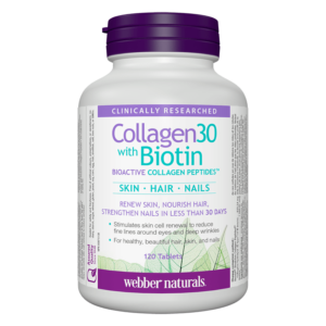 Collagen30® with Biotin / Колаген (биоактивни колагенови пептиди) с биотин, 120 таблетки