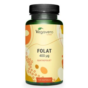 Фолиева киселина Quatrefolic (метил фолат), 120 капсули