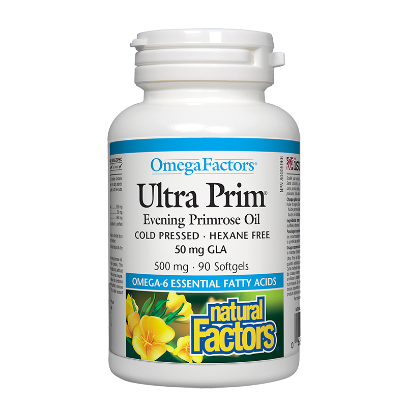 Вечерна иглика масло 50 mg GLA - Ultra Prim, 500 mg х 90 софтгел капсули - Image 2