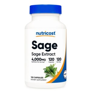 Салвия (градински чай) – При обилно потене, 400 mg, 120 капсули