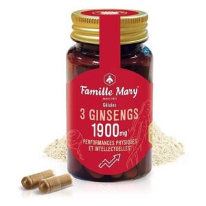 Азиатски женшен + сибирски женшен + мака - Мощен енергиен и либидо стимулатор, 60 капсули