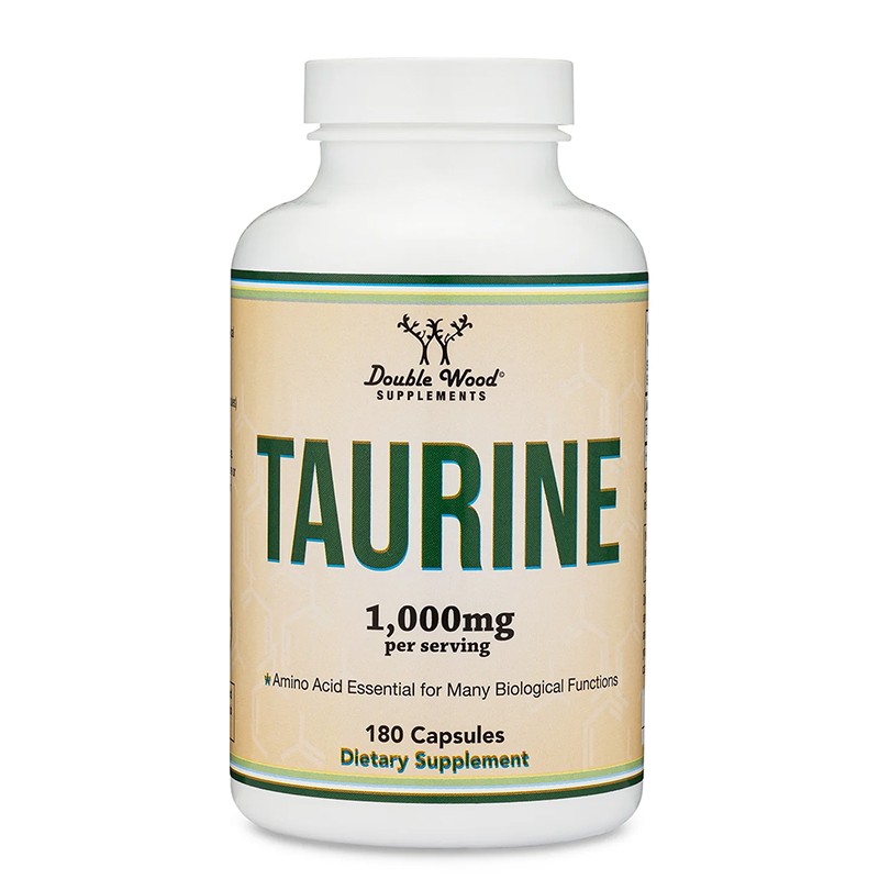 Таурин – За сърдечен ритъм, нервен баланс и клетъчна защита, 500 mg, 180 капсули