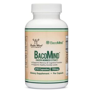 Бакопа мониери – мозъчна функция и контрол на стреса - BacoMind™, 300 mg, 210 капсули за 105 дни прием