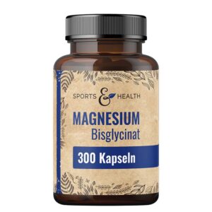 Магнезий (бисглицинат) 133 mg – Мускули, сърце и нервна система, 300 капсули