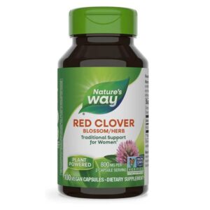 Червена детелина – билка за женско здраве - Менопауза и остеопороза, 400 mg, 100 капсули