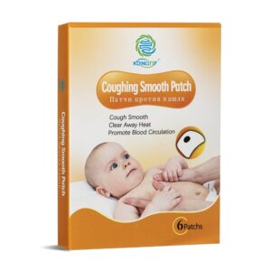 Пластири при кашлица – За деца над 6 месеца, с ментол и джинджифил, 6 броя