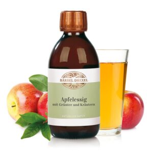 Детоксикация, контрол на кръвната захар и отслабване - Ябълков оцет + зелен чай, билки и витамин С, 250 ml.