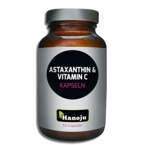 Астаксантин 8 mg + Витамин C 500 mg – Клетъчна защита и антиоксидантна подкрепа, 60 капсули