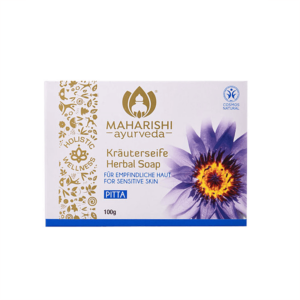 Аюрведичен билков сапун Pitta със син лотос - За чувствителна и реактивна кожа, 100 g