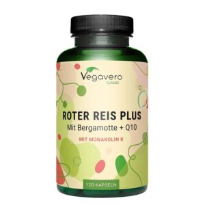 Здраве за сърцето - Червен ориз (дрожди) + бергамот и коензим Q10, 120 капсули