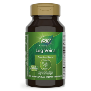 Leg Veins - разширени вени и нарушено кръвообращение - Премиум формула с билки и витамин С, 60 капсули