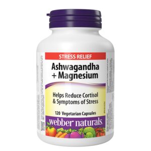 Ашваганда + магнезий - Спокойствие, енергия и нервен баланс, 120 капсули