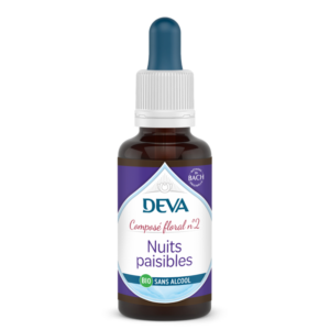 Спокойни нощи, флорални есенции, капки по метода на Бах № 2 (без алкохол), 30 ml