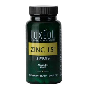 Цинк (цитрат) за имунитет, коса и кожа, 15 mg х 90 капсули