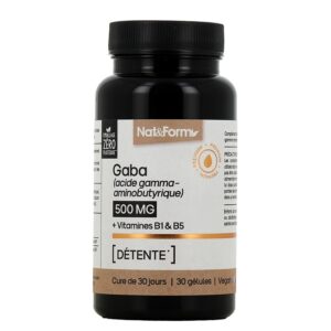 Стрес и добро настроение - ГАБА + Витамин В1 и пантотенова киселина, 30 капсули