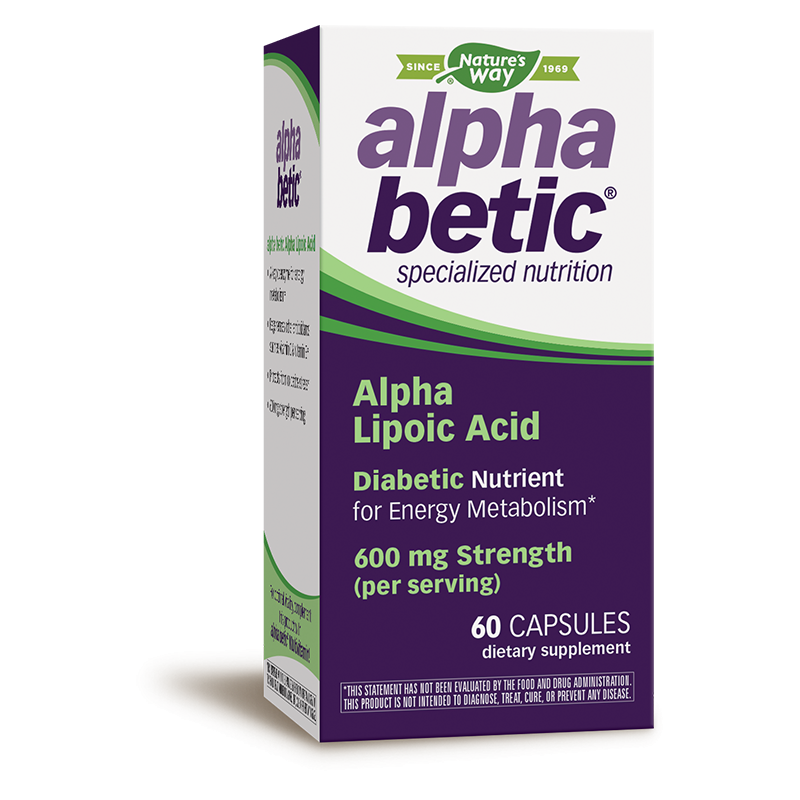 Алфа-липоева киселина Alpha betic® - Диабет и периферна невропатия, 200 mg, 60 капсули
