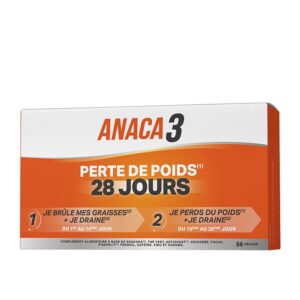 28-дневна програма за отслабване и срещу задържане на вода 3 в 1, 56 капсули